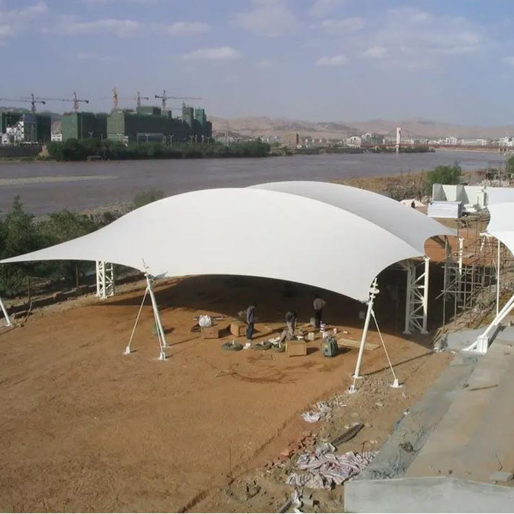 阿克苏膜结构汽车棚